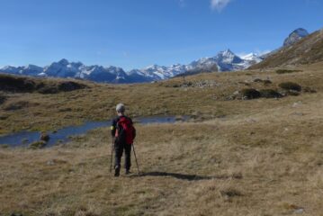 Al colle Veilet, con splendido panorama
