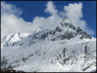 Traccia dal rifugio Barbellino