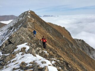 Di ritorno dalla cima