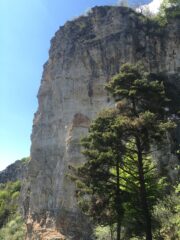 Scendendo si vede ultimo tiro