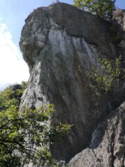 Parete di Ruffa, ancora mai salita da arrampicatori, ma merita