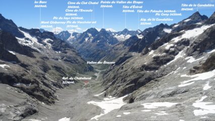 Panorama dal Ref. du Promontoire. 
