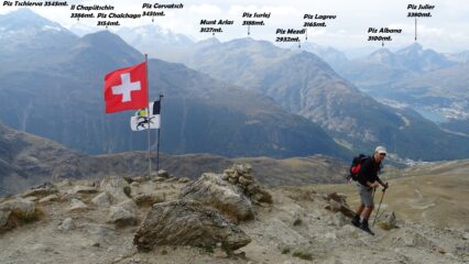 Scendiamo a ritroso verso la Georgy's Hutte 3186mt.