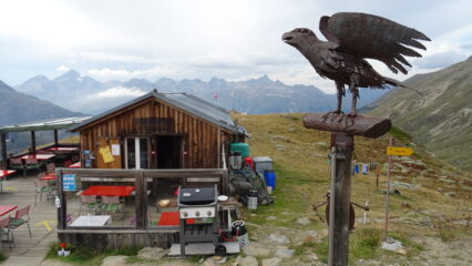 Passiamo alla Chamanna Paradis 2540mt.