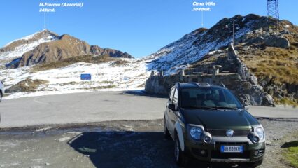 Il M.Fioraro visto dalla partenza al P.so S.Marco 1995mt.