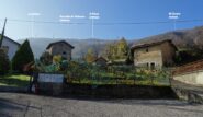 Partenza da casa mia con la meta che mi osserva dall'alto.