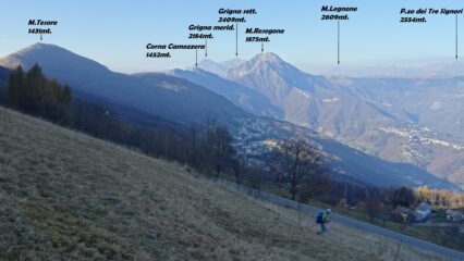 Ritorno  a casa mia scendendo in Valle Imagna.