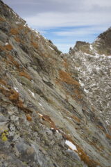 Parete Sud-Est di Becca Torché, verso Becca di Vlou