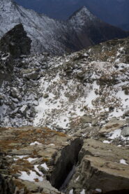 Vista Sud Ovest da quota 2856 verso il Monte Aquila