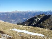 panorama verso est (Cima d'Asta, Pale di S. Martino)