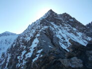 l'impennata finale dai pressi del col Lungin..