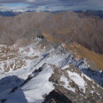dal Bric Ghinivert al centro piu' basso il Pelvo di Massello..