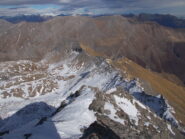 dal Bric Ghinivert al centro piu' basso il Pelvo di Massello..