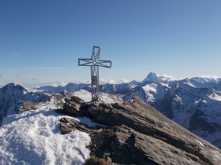 dal Barifrerddo al fondo il Monviso..