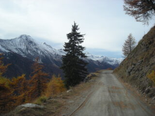 Prima parte dello sterrato dopo le finestre