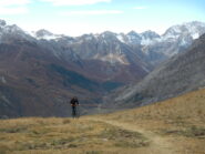 l'arrivo al Colle Serasin 2040 m.