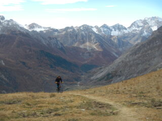 l'arrivo al Colle Serasin 2040 m.