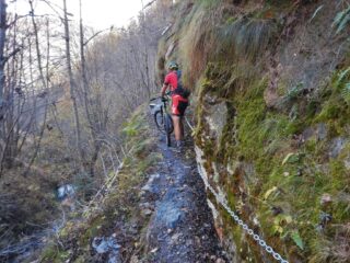 Tratti attrezzati sull'Einaudi