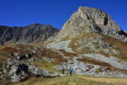Salendo verso il Colletto di Chiausis