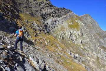 Il sentierino verso il monte Pence