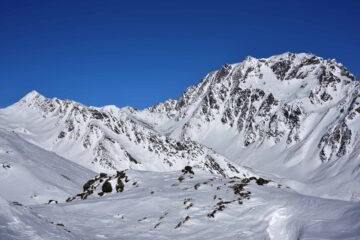 Mont de Menouve e Mont Velan dalla vetta del Paglietta