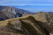 La cresta dal monte Castello verso la Cima Seirasso