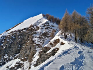 tratto finale per la cima