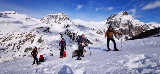 Appena usciti dal bosco a quota 2390 m
