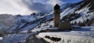 la Chiesetta del Maurin a breve distanza da Maljasset