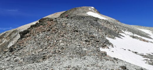 salendo verso la cima del Piz Tschierva