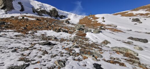 a breve distanza dal Colle di Saint Veran