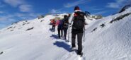 salendo verso la Cima NE del Pelvo