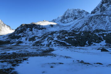 in qualche modo arrivato fin qui grazie alla neve molto dura