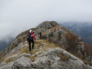 La cresta x il Toraggio dalla Cima Est.