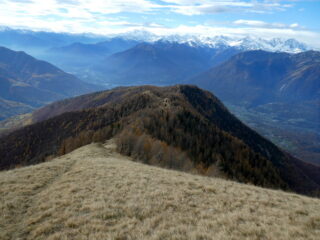 Dorsale verso la croce di Rovareccio