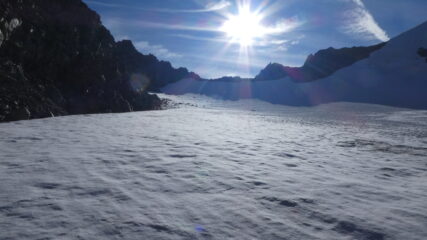 il pianeggiante Vadrettin da Tschierva da risalire