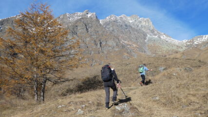 risalendo la prima parte del Vallone di Saint Veran