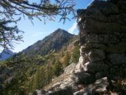 La testa Combè vista da rocca Lisciart