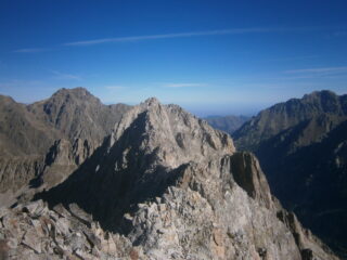 la cresta verso la Nord