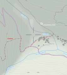 A Tallorno, la svolta a sx non segnata per il Liamau