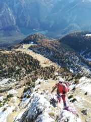 Vista sul lago di Tovel