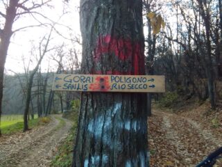 Bivio per il poligono