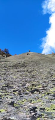 Sulla splendida placca di 6b