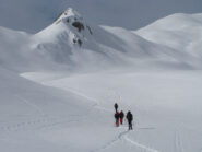 arrivando nel pianoro sotto la punta di quota 2515 m