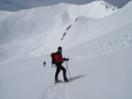 l'inizio del traverso che porta nel Vallon de l'Infernet