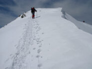 arrivando all'anticima della Grande Combe