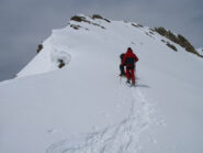salendo verso la cima della Grande Combe
