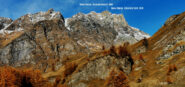 primi panorami osservati da quota 2150 m nel Vallone di Saint Veran