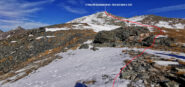 il percorso per arrivare alla Cima SO del Pelvo osservato dal Colle di Saint Veran