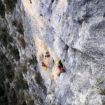 Il traverso sotto il tetto visto da sopra